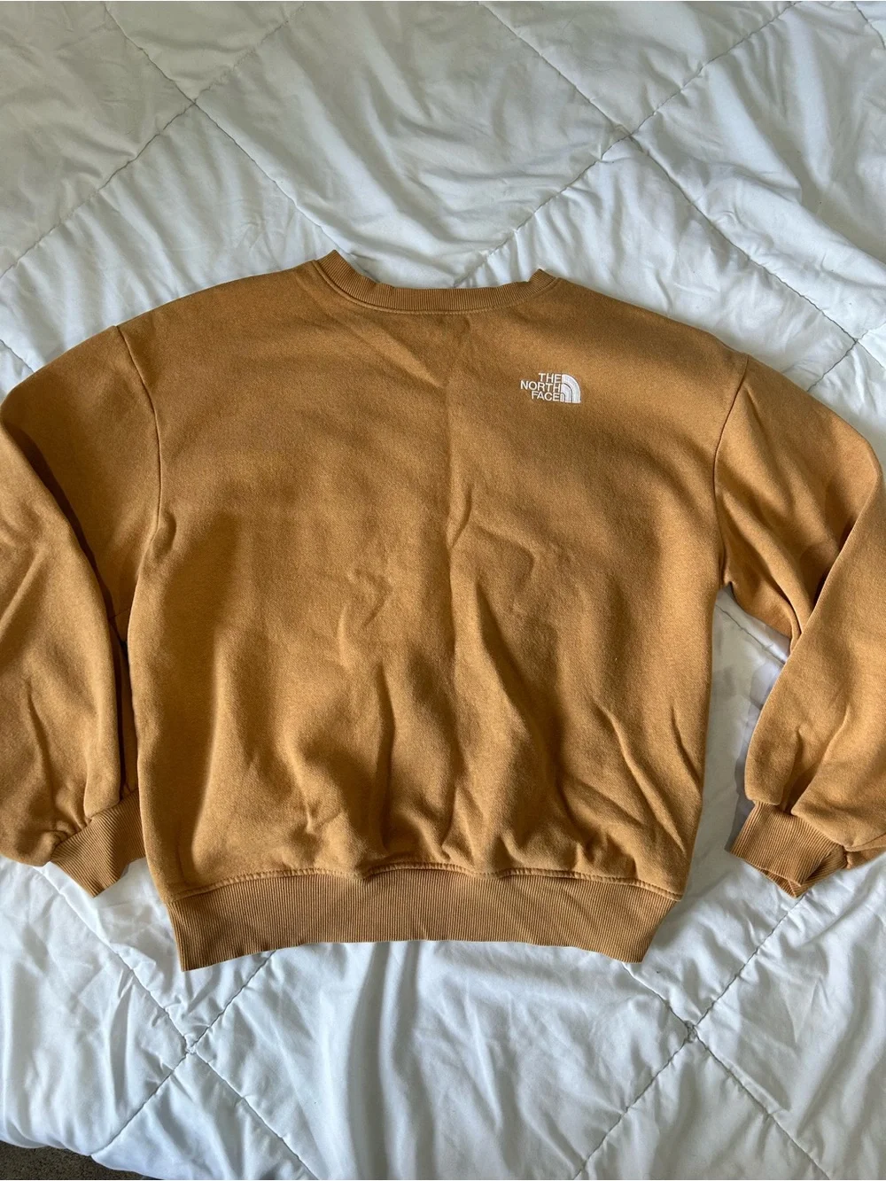 The North Face Men's Crewneck Sweater in Camel
